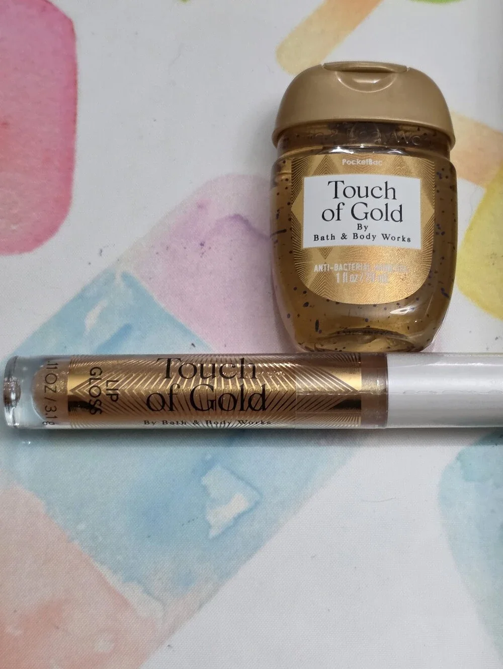 Bath & Body Works Touch of Gold Moisturizing Body Care 4 Piece Set NEW